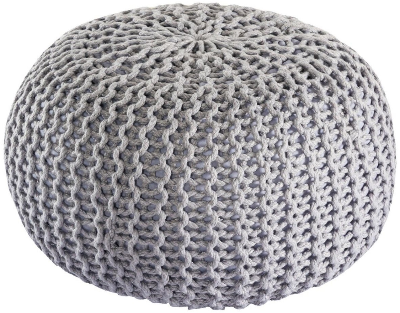 Amagohome Sitzhocker PREMIUM XXL Sitzhocker Pouf ø 55cm Strickpouf Indoor u. Outdoor - pf Bild 1