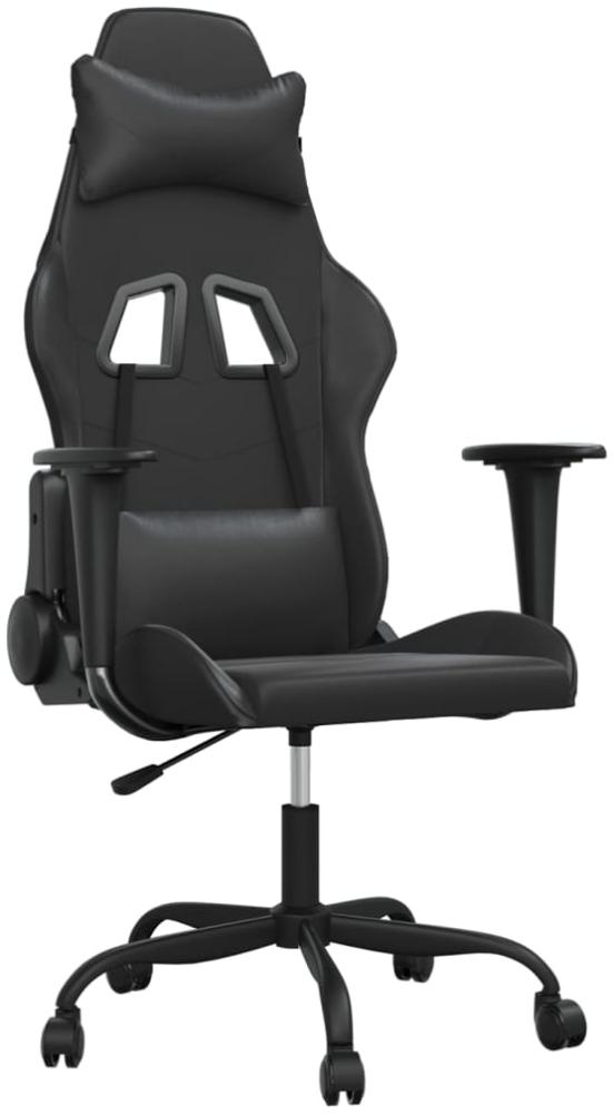 vidaXL Gaming-Stuhl Schwarz Kunstleder 3143649 Bild 1