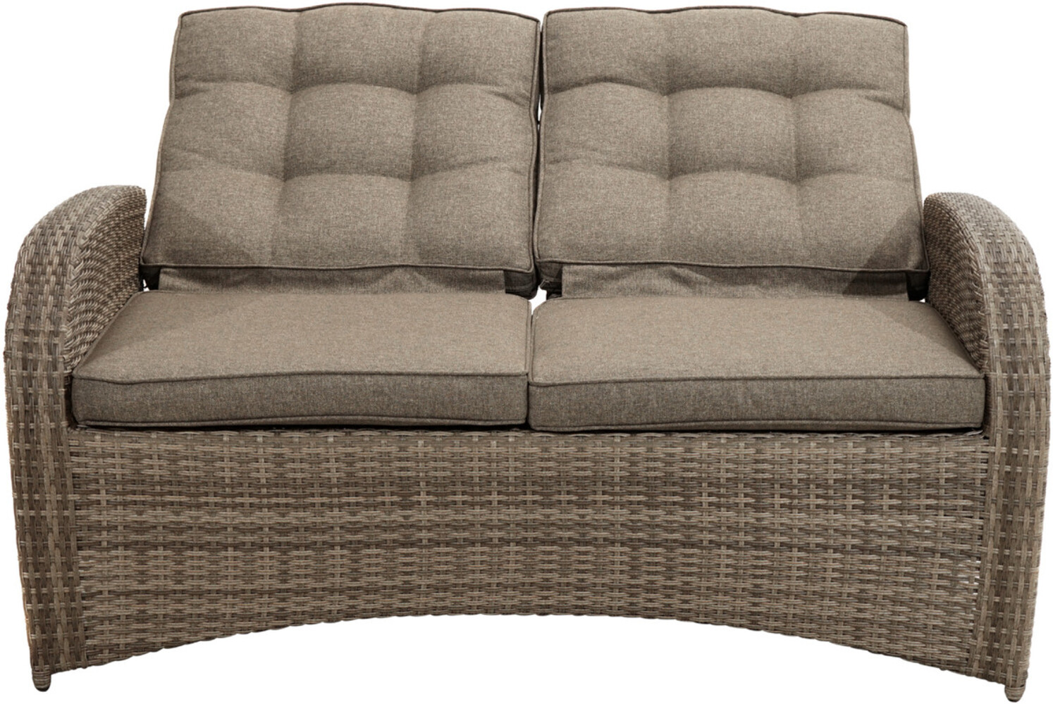 Rabida Speise-Loungesofa Polyrattan Braun Bild 1