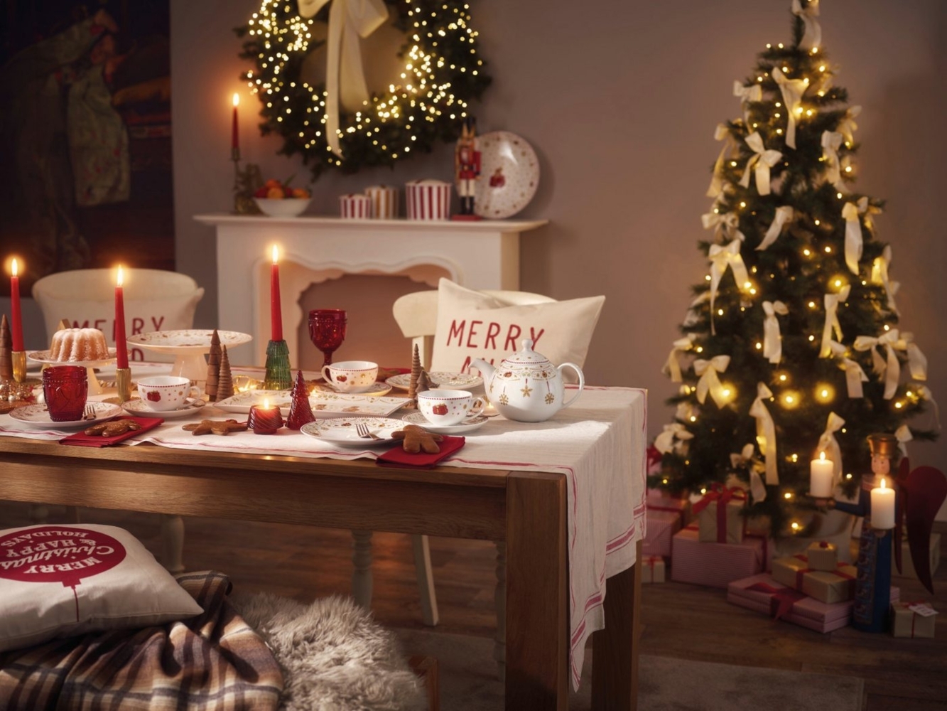 Hutschenreuther Plätzchenteller 31cm Christmas Love Bild 1