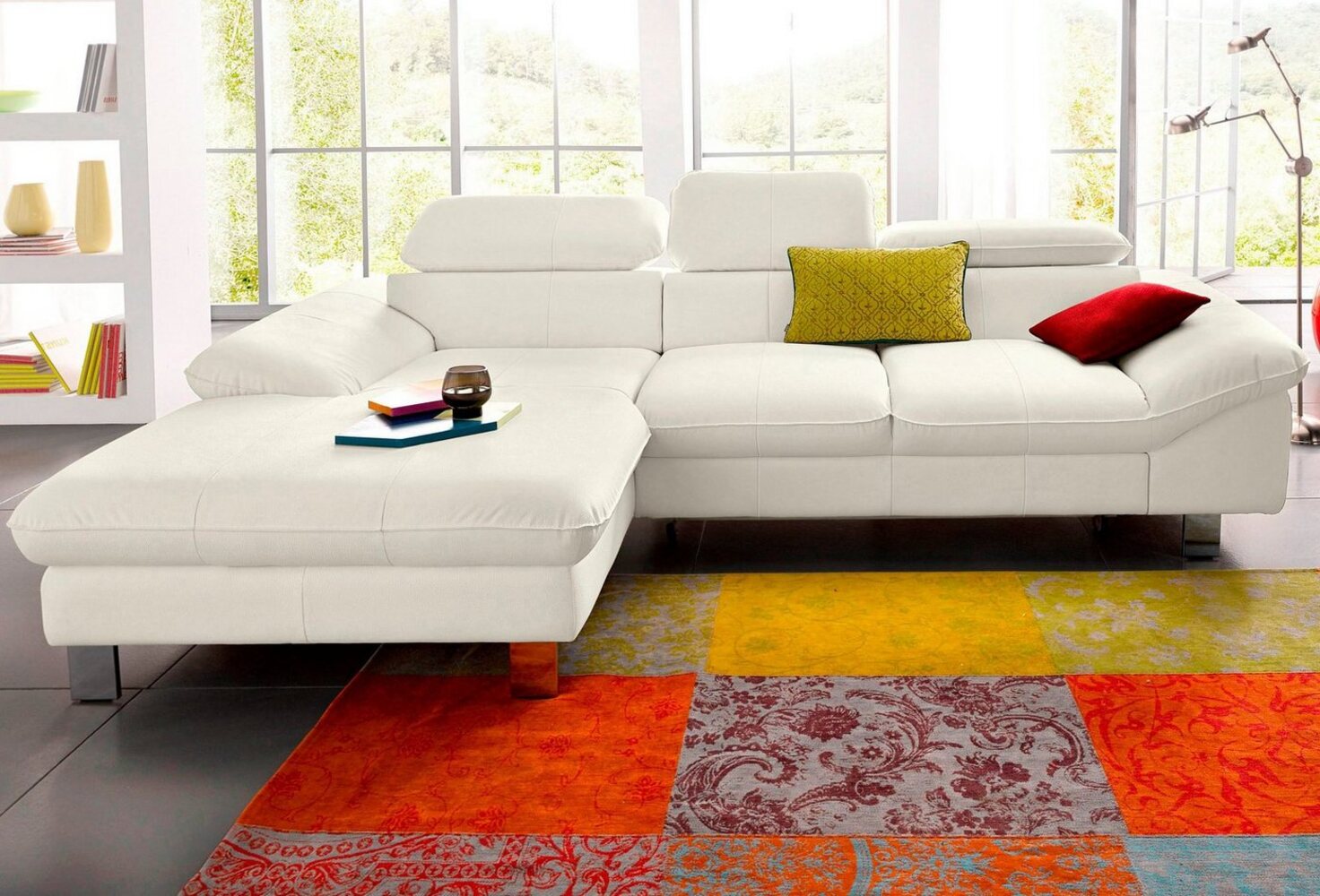 COTTA Ecksofa Driver L-Form, mit Kopfteilverstellung, wahlweise mit Bettfunktion und Bettkasten Bild 1