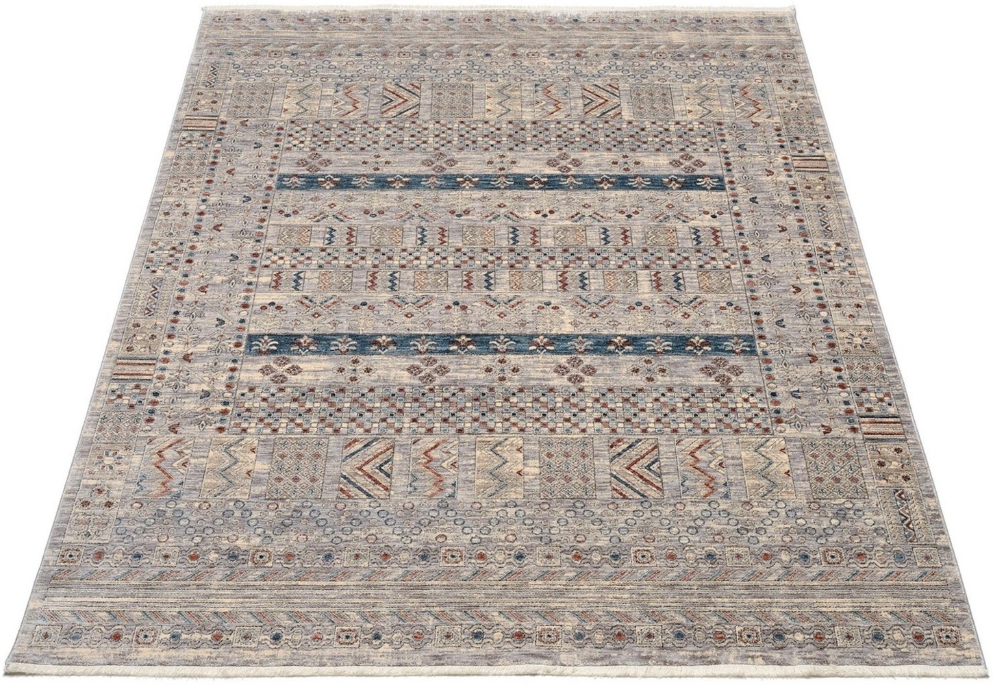OCI DIE TEPPICHMARKE Teppich GRAND FASHION 12, rechteckig, Höhe: 5 mm, Vintage Optik, feine Fransen, Wohnzimmer Bild 1