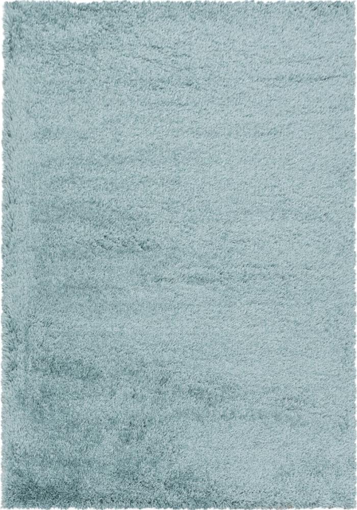 Soft-Shaggy Teppich FLUFFY BLUE 140 X 200cm Rechteck Bild 1