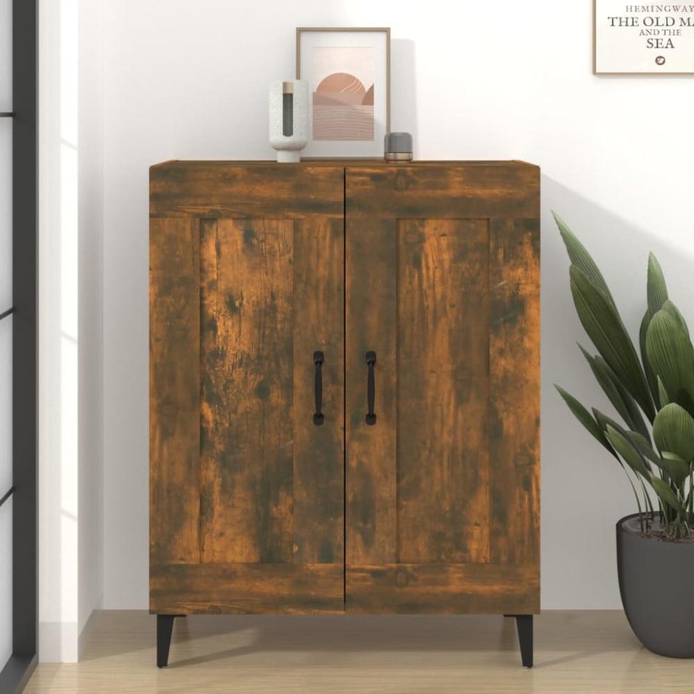 Sideboard Räuchereiche 69,5 x 34 x 90 cm Holzwerkstoff [817342] Bild 1