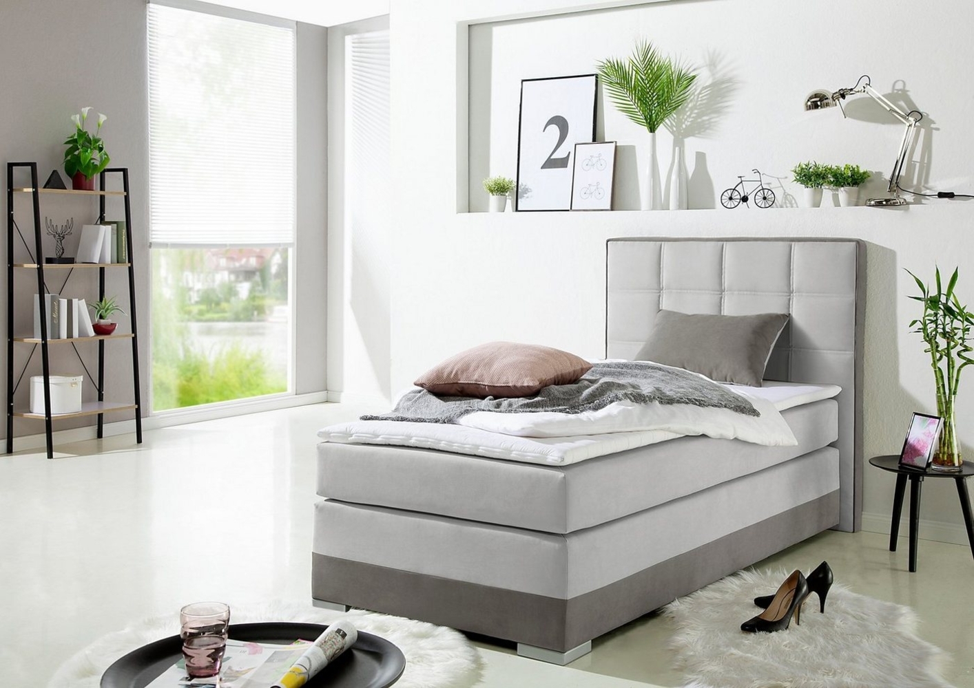 INOSIGN Boxspringbett, inklusive Topper und Wendekissen Bild 1