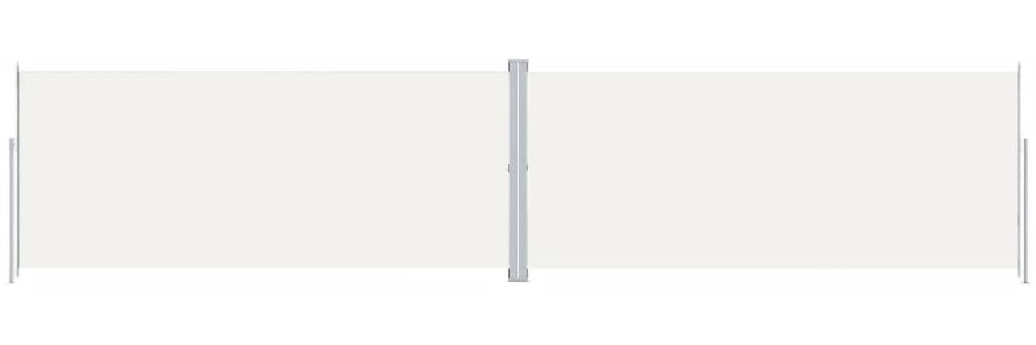 vidaXL Seitenmarkise Ausziehbar Creme 220x1000 cm 318049 Bild 1