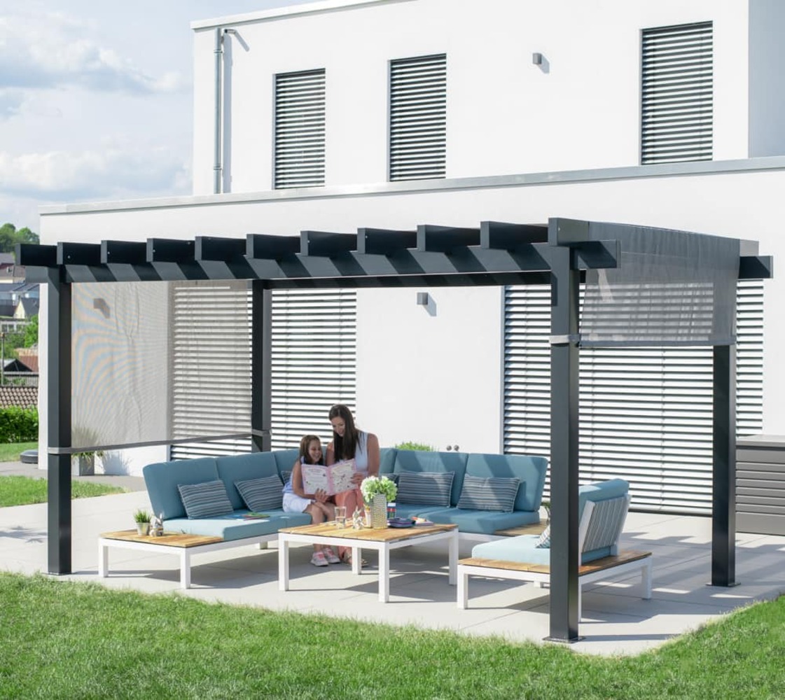 Sojag Aluminium Pavillon Yamba Pergola 1016 | Anthrazit | 495x295x253 cm Bild 1