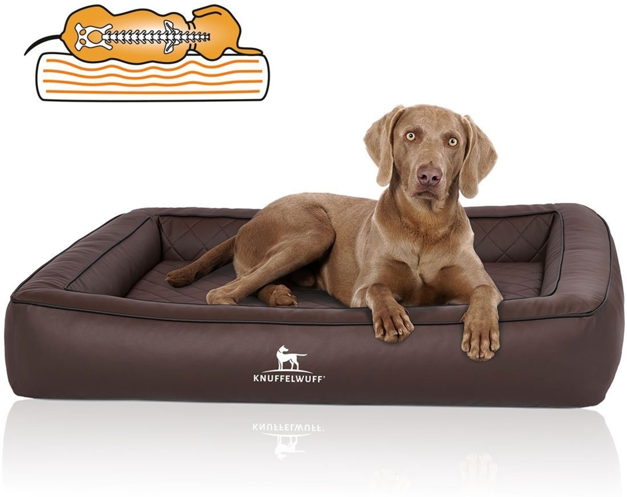 Knuffelwuff Tierbett Hundebett Hampstead, Orthopädisch Bild 1