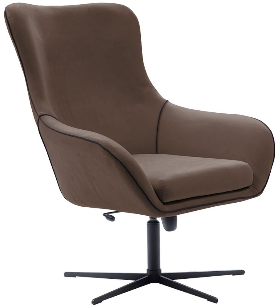 Sessel Elis (Farbe: Velluto 29 + Velluto 29 + Schwarz) Bild 1