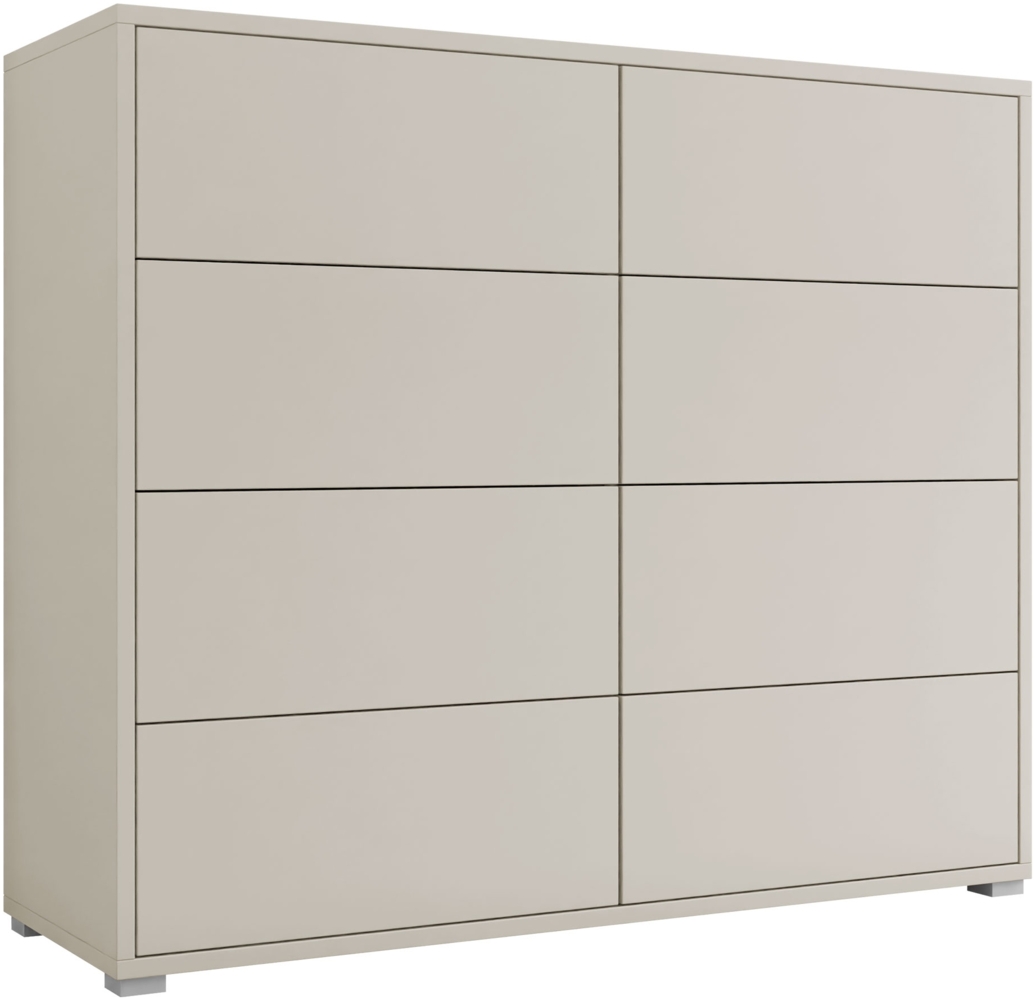 Kommode Gesita K8SZ, Holz, Cashmere, 120 x 93 x 41 cm Bild 1