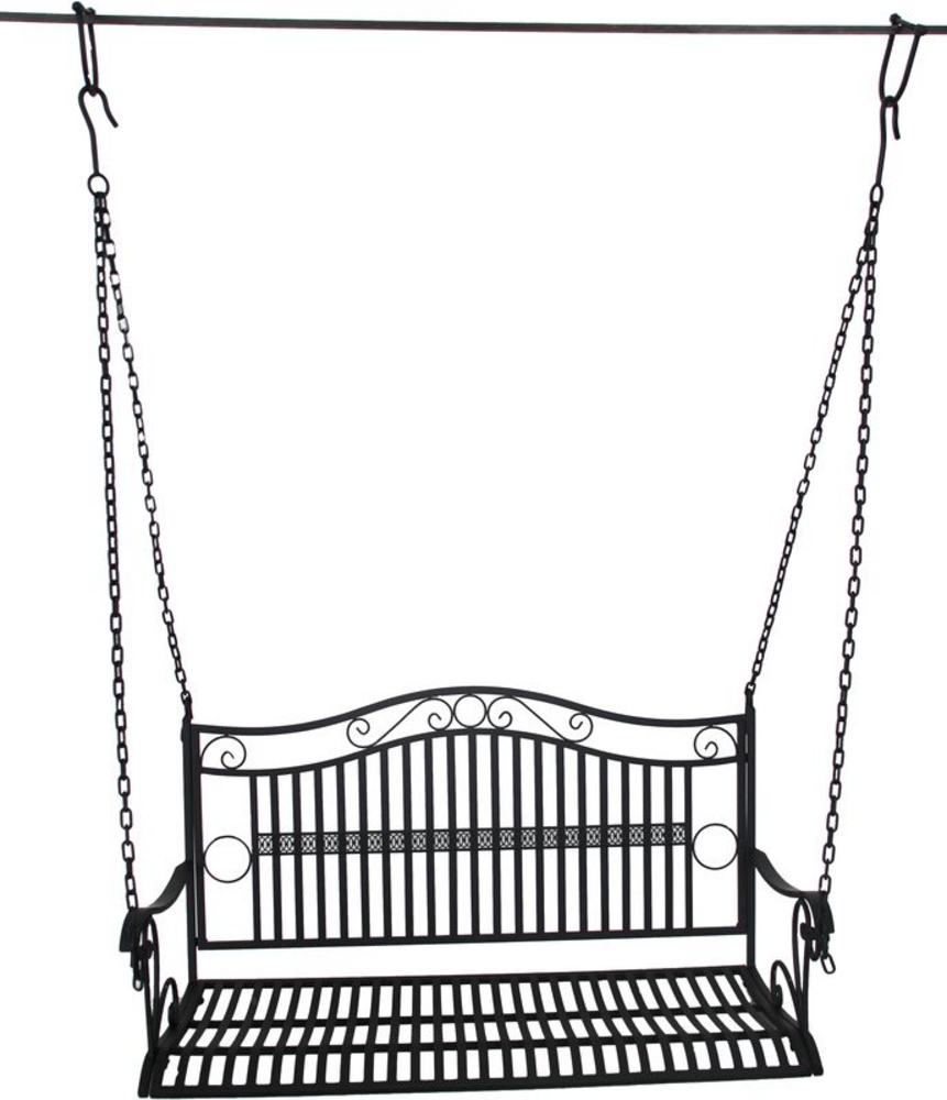 Hängebank CUMBAL: Stilvolle Outdoor-Eleganz aus robustem Eisen Bild 1