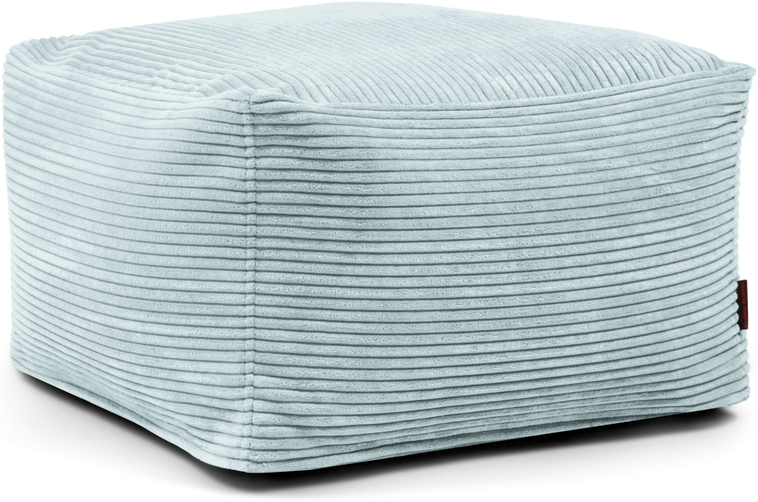 Sitzsack ‘Softbox‘, Bezugstoff - Waves, 100% Polyester, Mint, 40x70x70 cm. Bild 1