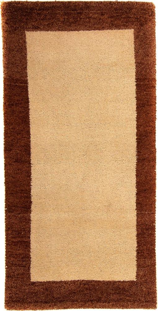 Morgenland Wollteppich - 142 x 69 cm - Beige Bild 1