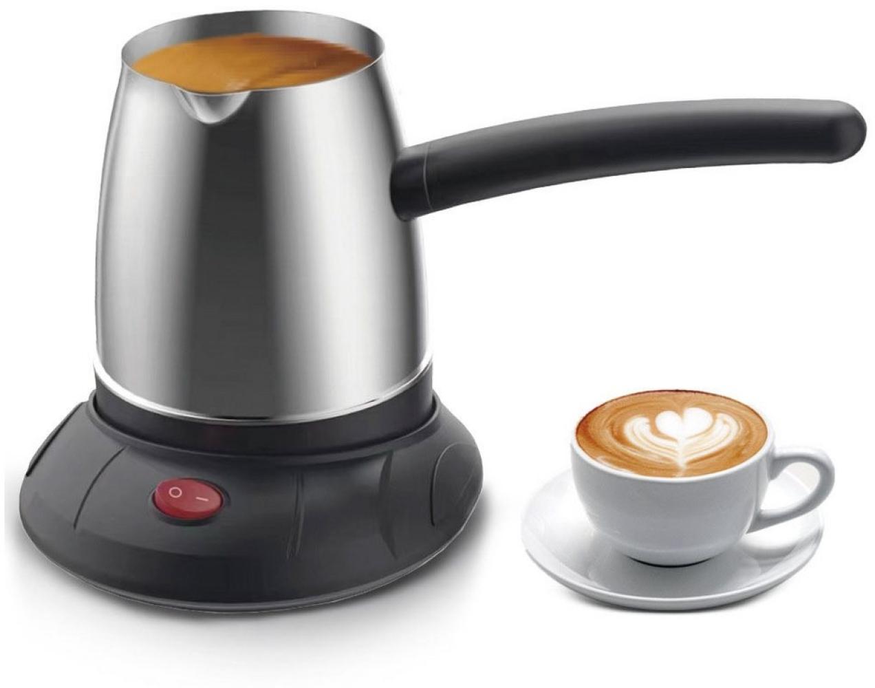 ibettertec Kaffeekanne Türkische Kaffeemaschine,Elektrische Kaffeekanne, (Elektrische Türkische Kaffeekanne,Waschbare Kaffeekanne), Für Mocca & Tee,Zuhause,Büro,Reisen Bild 1