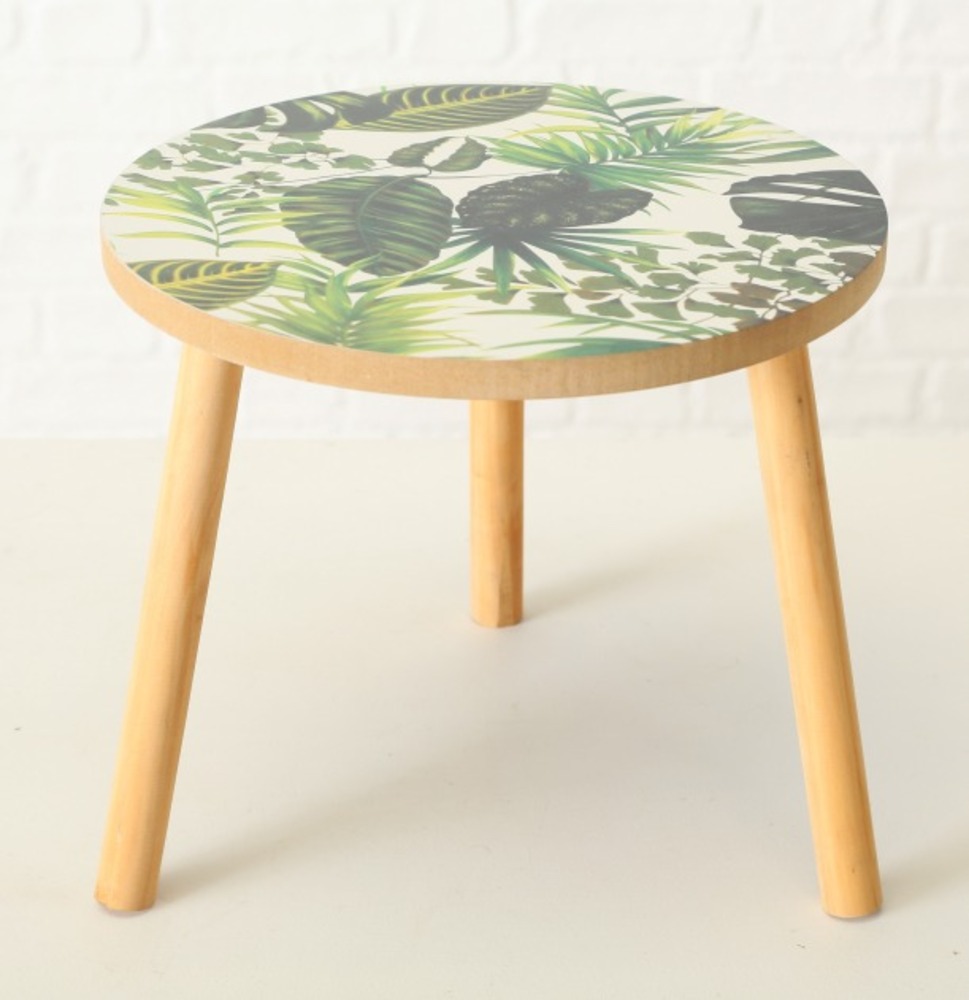 Boltze Blatt Tisch grün 26 cm Bild 1