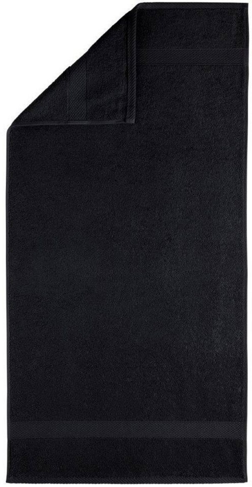 Diamant Duschtuch 70x140cm schwarz 450g/m² 100% Baumwolle Bild 1
