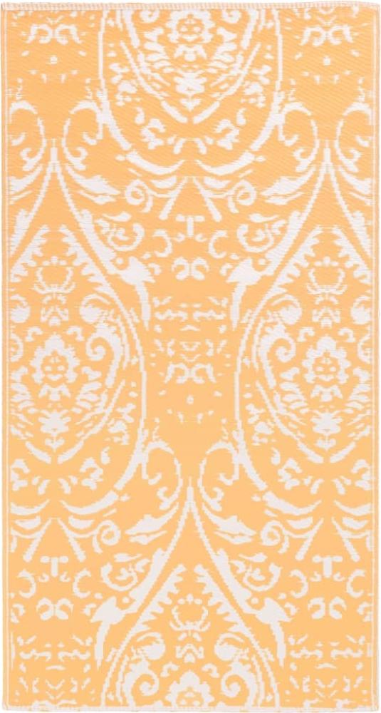 vidaXL Outdoor-Teppich ARAKIL Orangefarben und Blau 160x230 cm PP 310462 Bild 1
