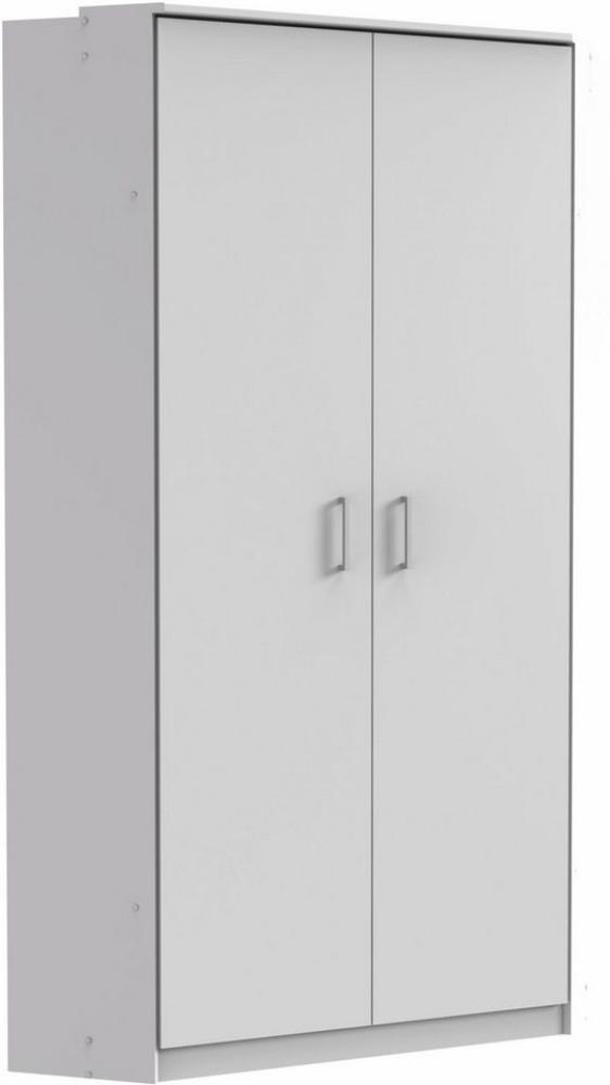 Eckschrank CLICK Schrank Kleiderschrank in weiß 120 cm Bild 1