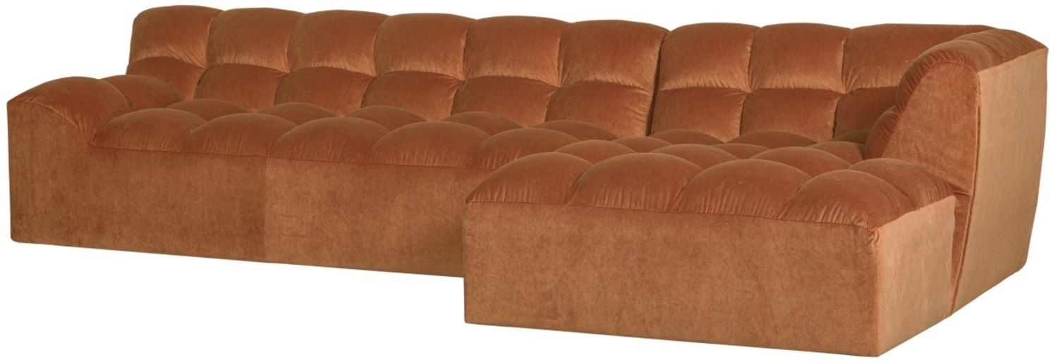 Ecksofa Allure aus Samt Rechts, Terra Bild 1