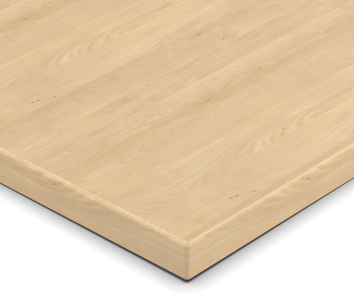 Dekor Spanplatte 19mm Tischplatte Mandal Ahorn natur H3840 ST9 mit ABS Kante Umleimer - Größe 80 x 180 cm - Höhe 1,9 cm - Farbe Mandal Ahorn Natur Bild 1