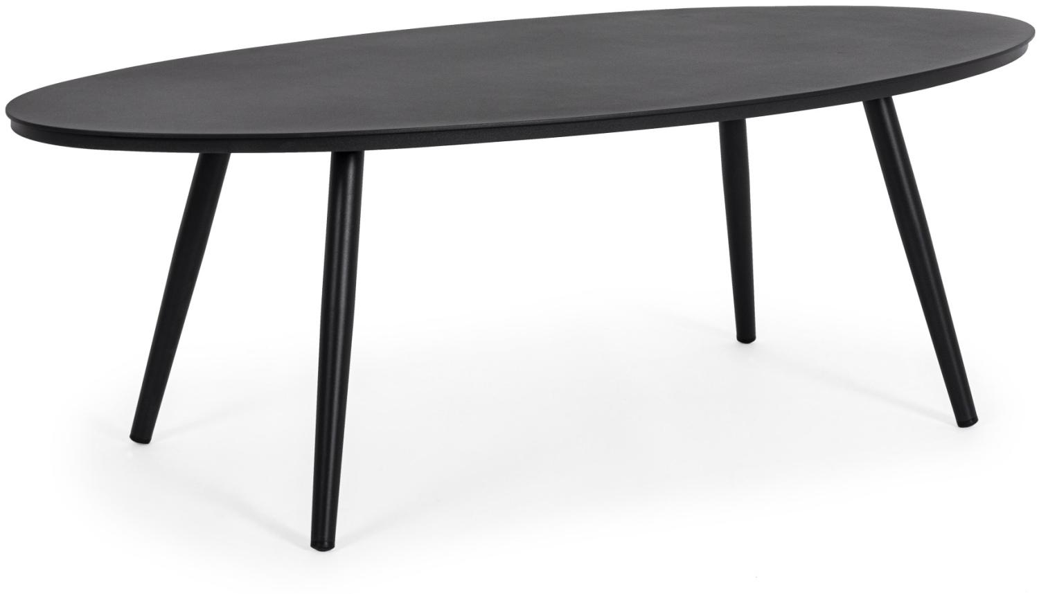 Couchtisch Space aus Aluminium 119 cm, Schwarz Bild 1