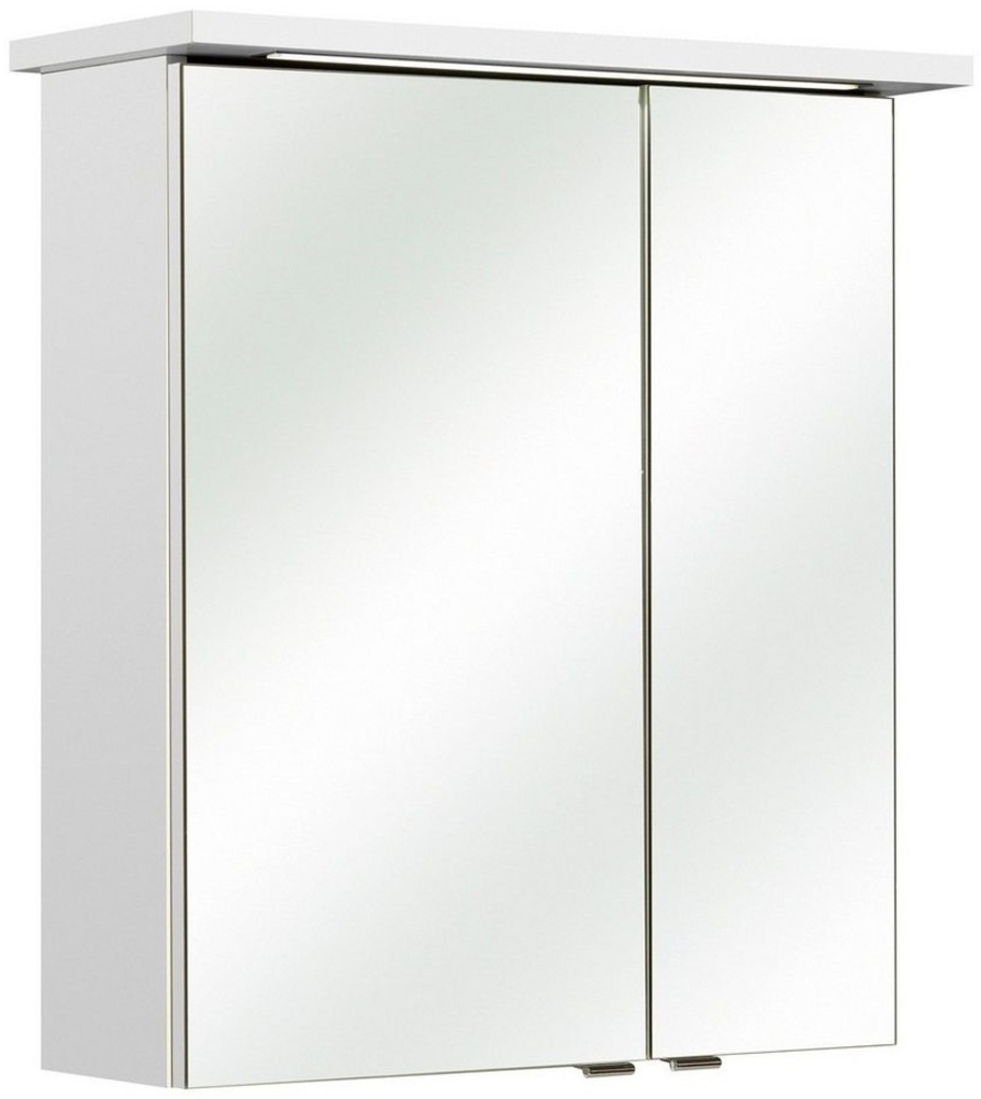 PELIPAL Spiegelschrank GERD, B 60 cm, Weiß Hochglanz, mit LED-Beleuchtung Bild 1