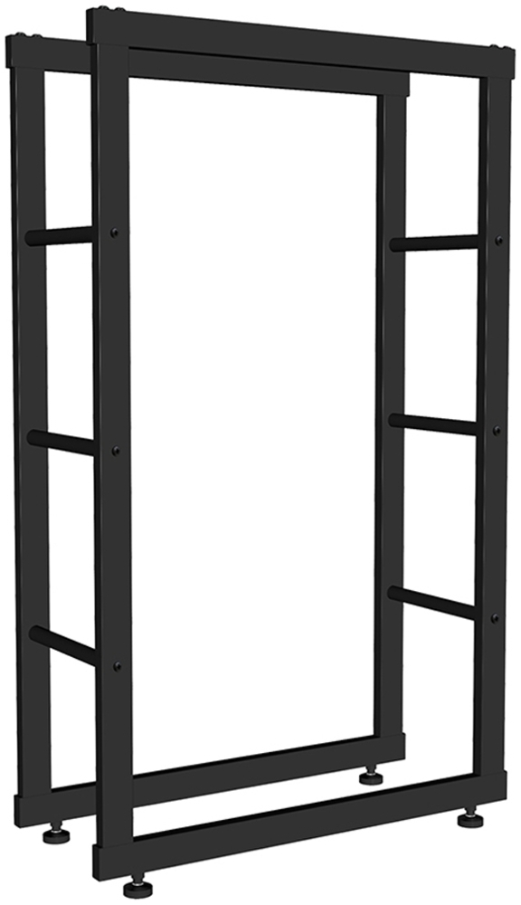 Kaminholzständer Brennholzregal Kaminholzablage Holzregal Metall 100x60 cm Bild 1