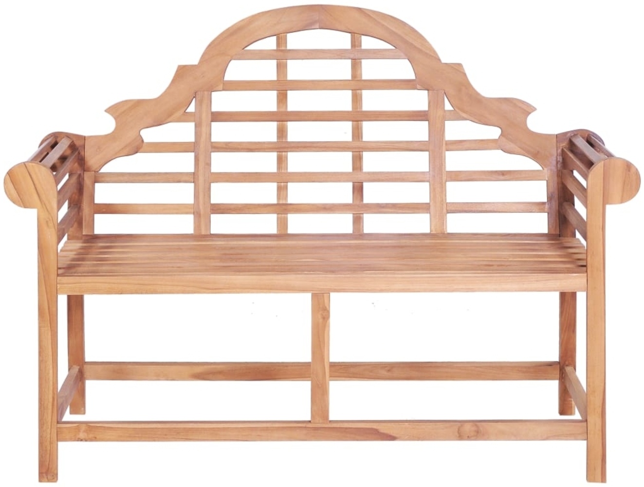 vidaXL Gartenbank 127x58,5x92,5 cm Massivholz Teak 319152 Bild 1