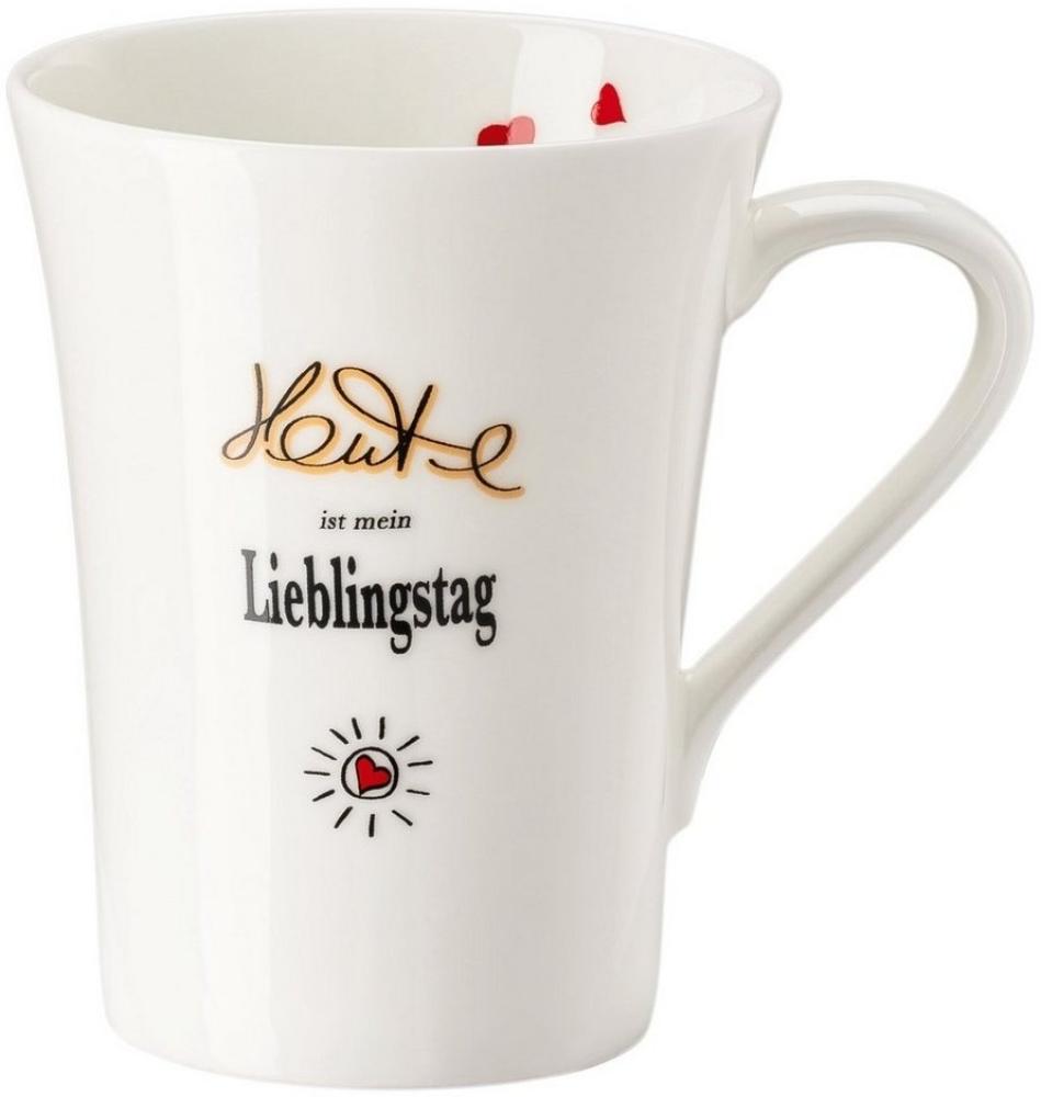 Hutschenreuther My Mug Collection Becher mit Henkel, Bone China, Worte - Lieblingstag, 400 ml, 02048-727334-15505 Bild 1