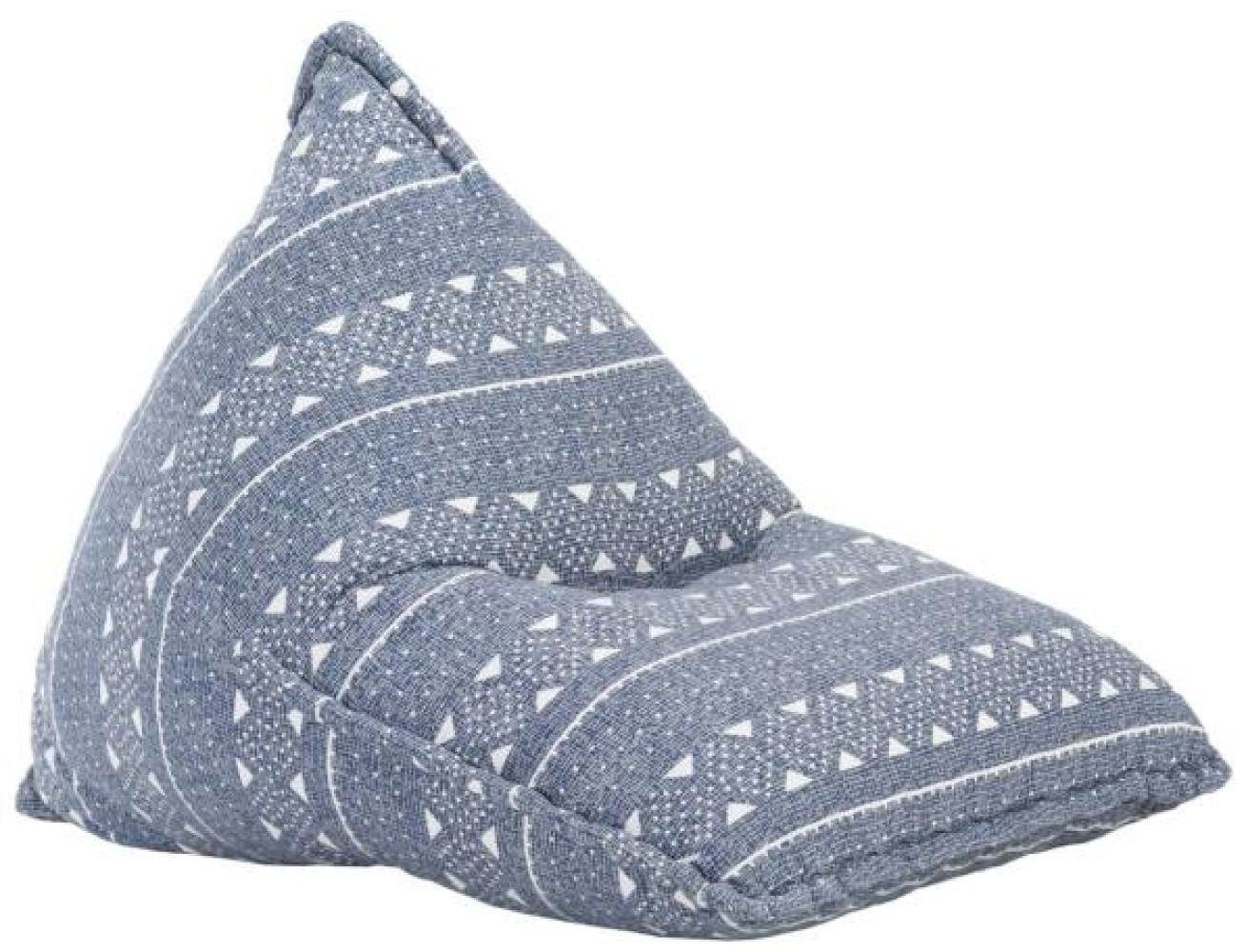 vidaXL Beanbag Indigo Stoff Patchwork 287731 Bild 1