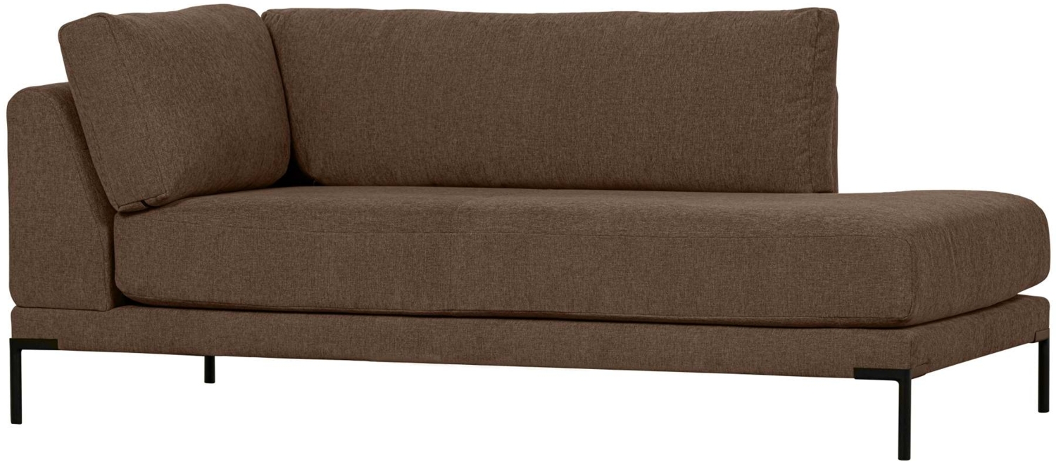 Modulsofa Couple Lounge Element Rechts, Braun Bild 1