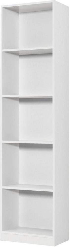 rauch Mehrzweckregal Regal Bücherregal Bücherschrank Standregal Aufbewahrungsregal MINOSA, Breite 47 cm mit 5 Fächern und 4 Böden MADE IN GERMANY Bild 1