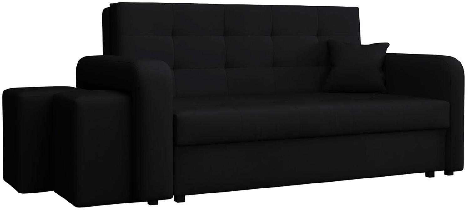 Schlafsofa Viva Home III, Nische für Hocker auf der linken Seite, Farbe: Manila 18 Bild 1