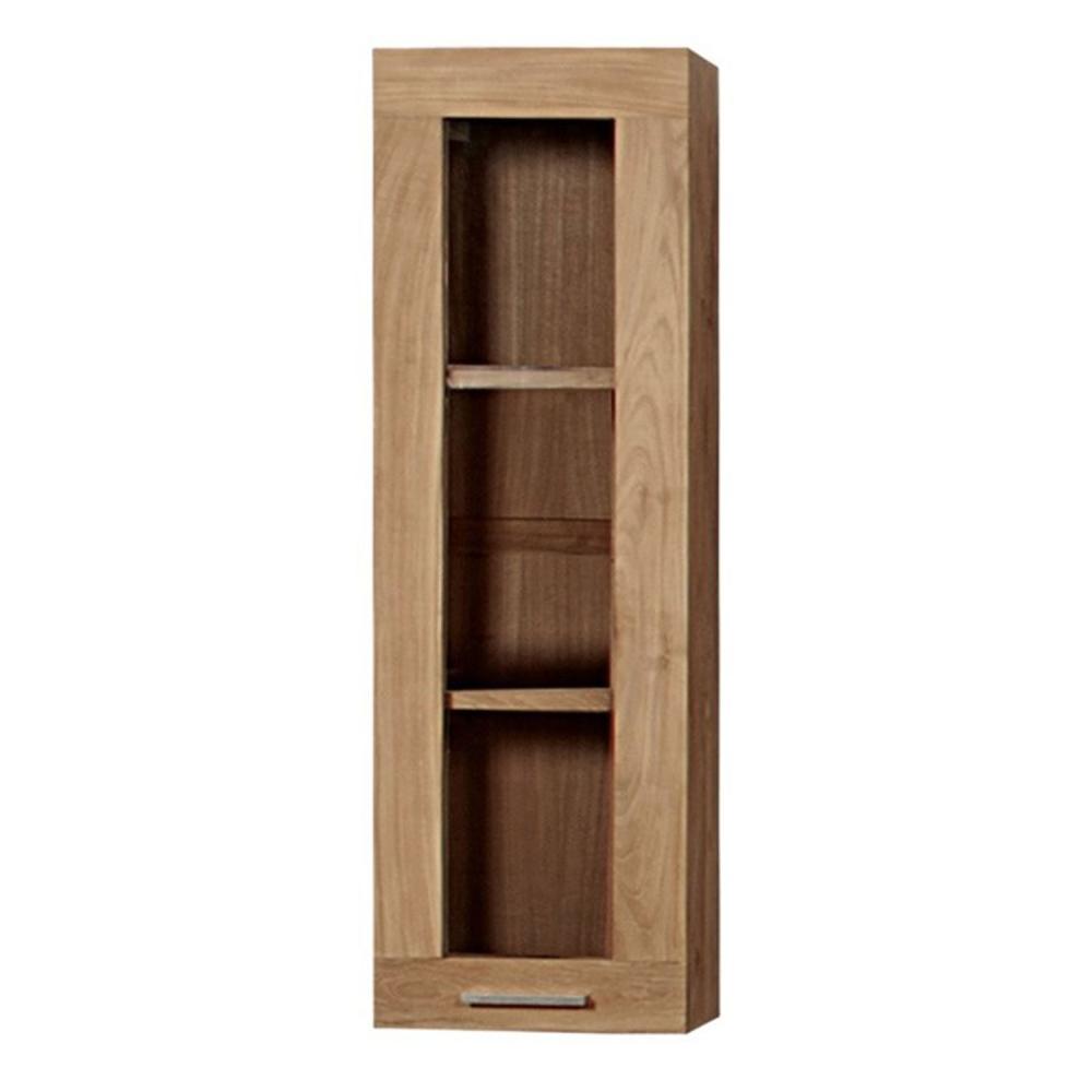 Badezimmerschrank Lerum Teak Massivholz hängend Bild 1