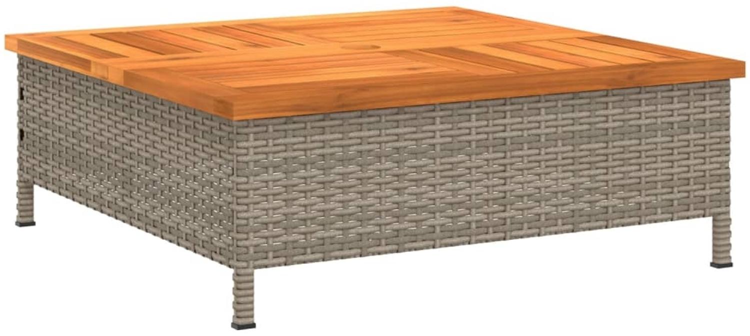 vidaXL Verkleidung für Sonnenschirmständer Grau 70x70x25 cm Akazie 365953 Bild 1