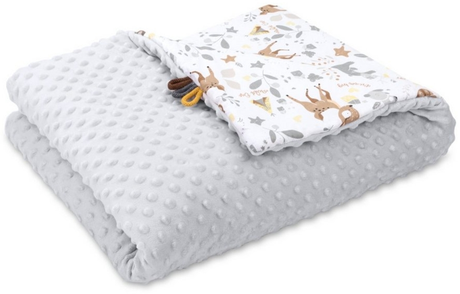 Wohndecke Kinderwagendecke Baby Winter mit Minky 75x100 cm - Kinderdecke, Totsy Baby Bild 1
