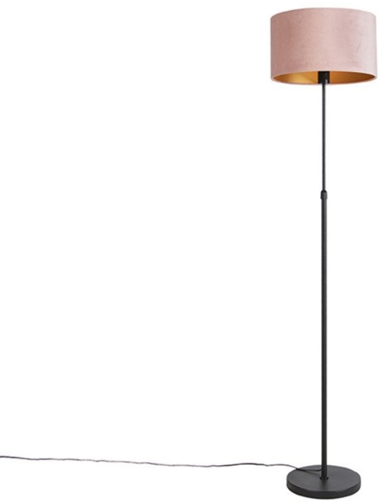 Qazqa Stehlampe Parte fl, ohne Leuchtmittel, E27, Rosa, Landhaus / Rustikal, Stahl, 1-flammig Bild 1