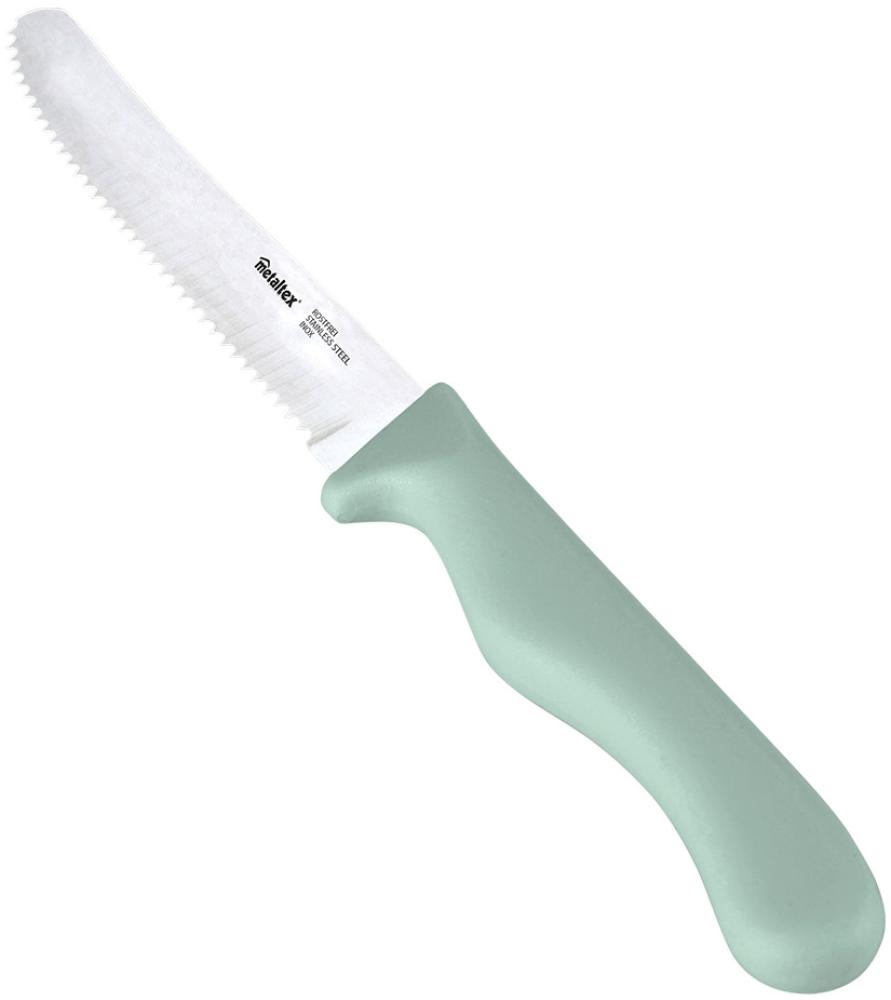 METALTEX 248132030 CHROMOTHERAPY Basic Brotzeitmesser 21,5 cm - grün Bild 1