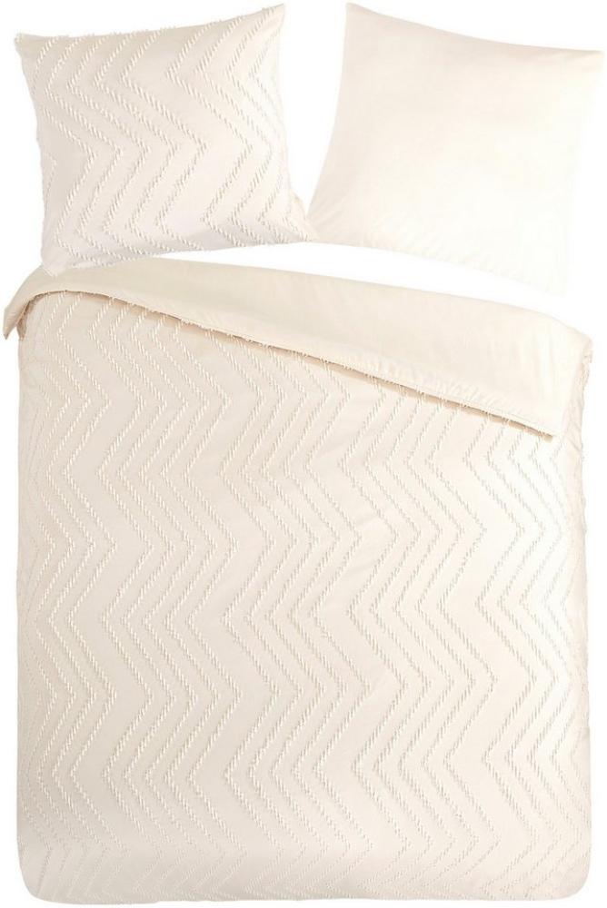 PURE luxury collection Bettwäsche Zigzag, Microfaser, 2 teilig, Trocknet schnell Bild 1