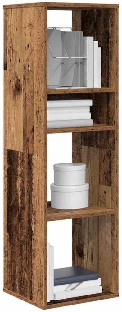 vidaXL Bücherregal Altholz-Optik 34x31x112 cm Holzwerkstoff 860290 Bild 1