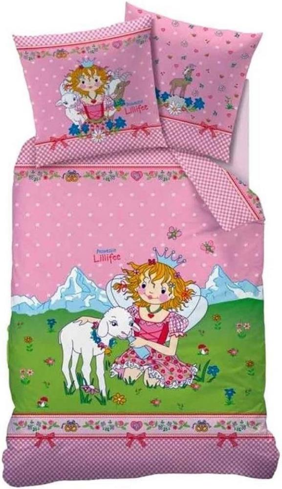 CTI Kinderbettwäsche Prinzessin Lillifee Bergkristall Biber 135 x 200 cm Bild 1