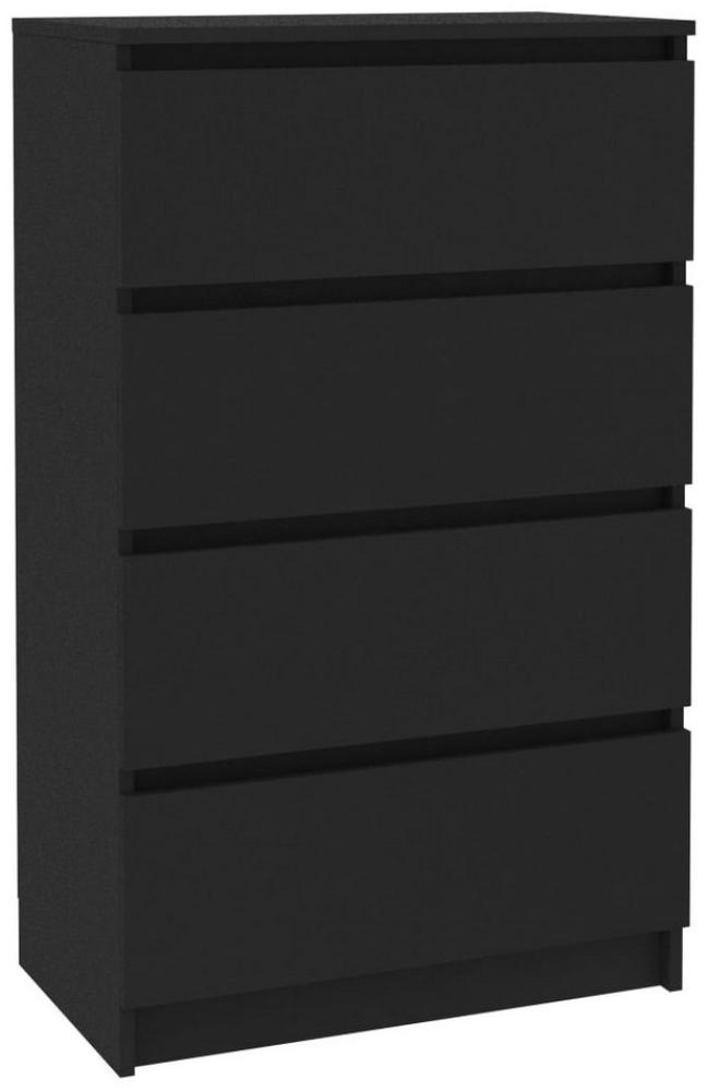 DOTMALL Sideboard Sideboard Schwarz 60x35x98,5 cm Holzwerkstoff Bild 1