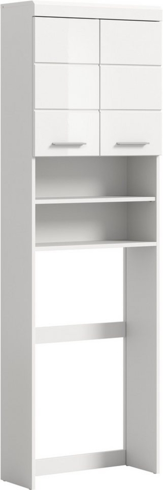 INOSIGN Waschmaschinenumbauschrank Siena, Breite 63cm, für Waschmaschine & Trockner, 2 Türen, MDF-Front in verschiedenen Farben, Überbauschrank, Umbauschrank, Badschrank Bild 1
