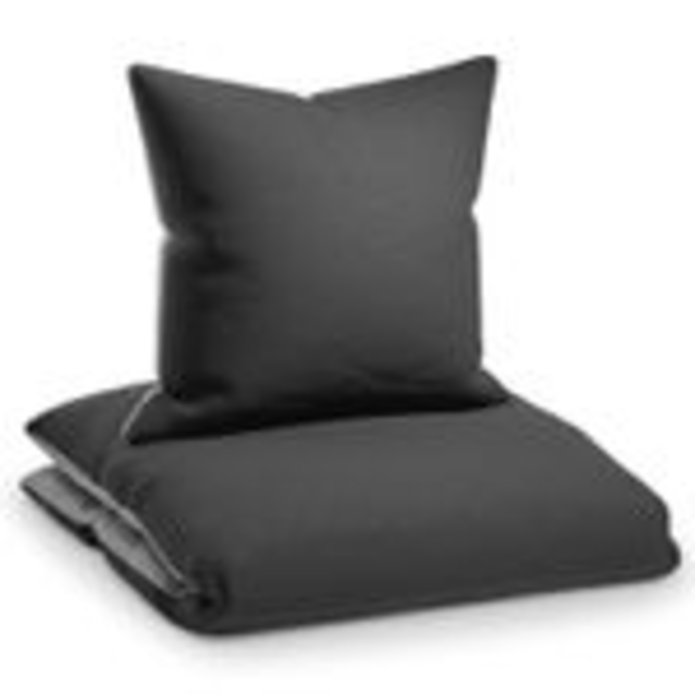 Soft Wonder-Edition Bettwäsche 135x200 cm Dunkelgrau Bild 1