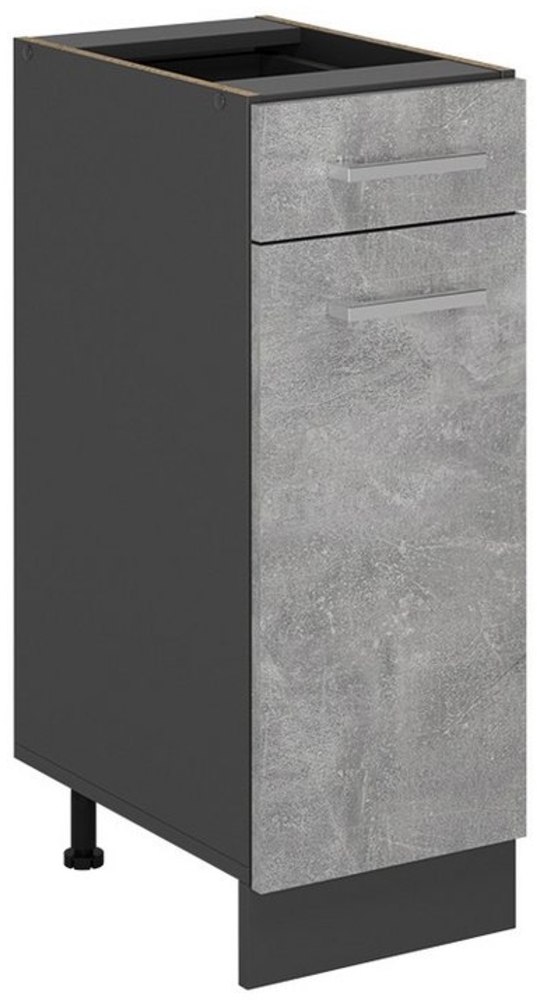 Vicco Küchenunterschrank Beton 30 cm ohne Arbeitsplatte, R-Line Bild 1
