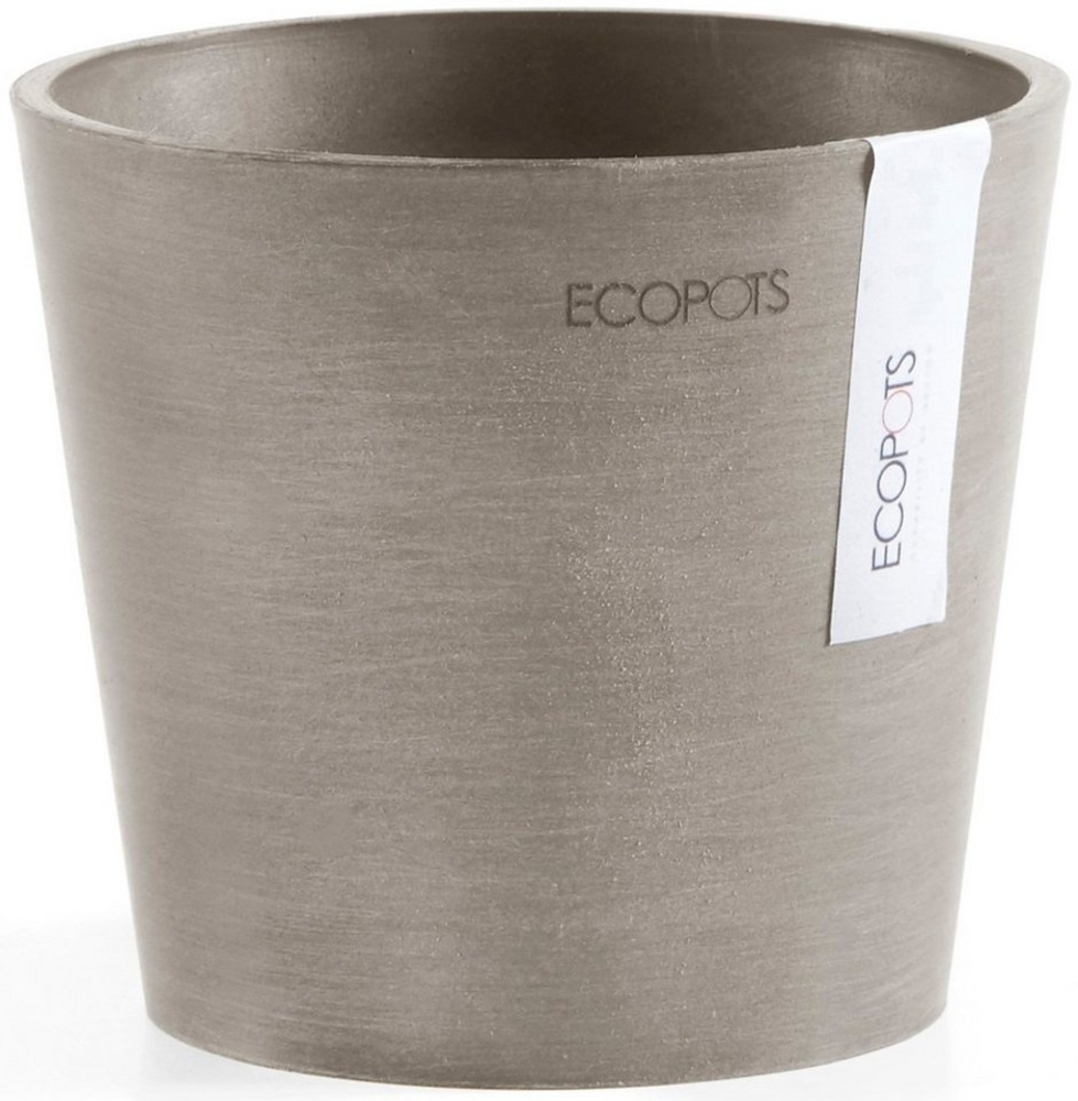 ECOPOTS Blumentopf Amsterdam Mini 13 Taupe, für den Innenbereich Bild 1