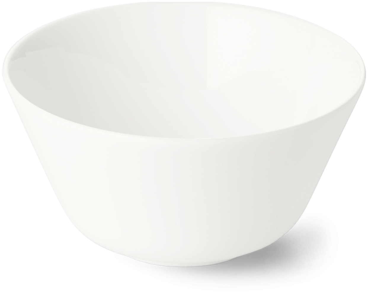 Bol 0,55 l 15 cm Fine Bone China Pure Weiss Dibbern Dessertschale - Mikrowelle geeignet, Spülmaschinenfest Bild 1