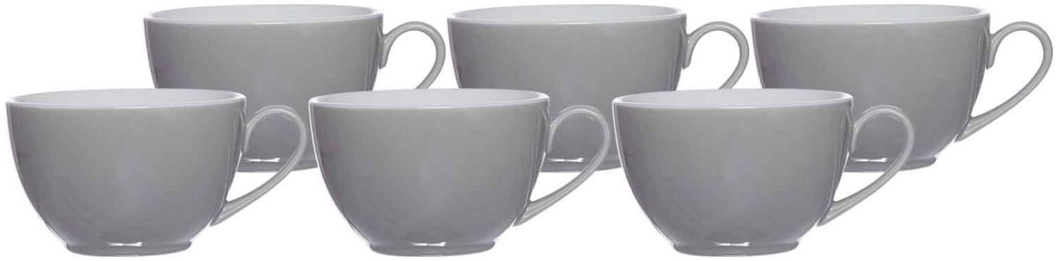 Ritzenhoff & Breker DOPPIO Kaffeetasse 200 ml grau 6er Set Bild 1