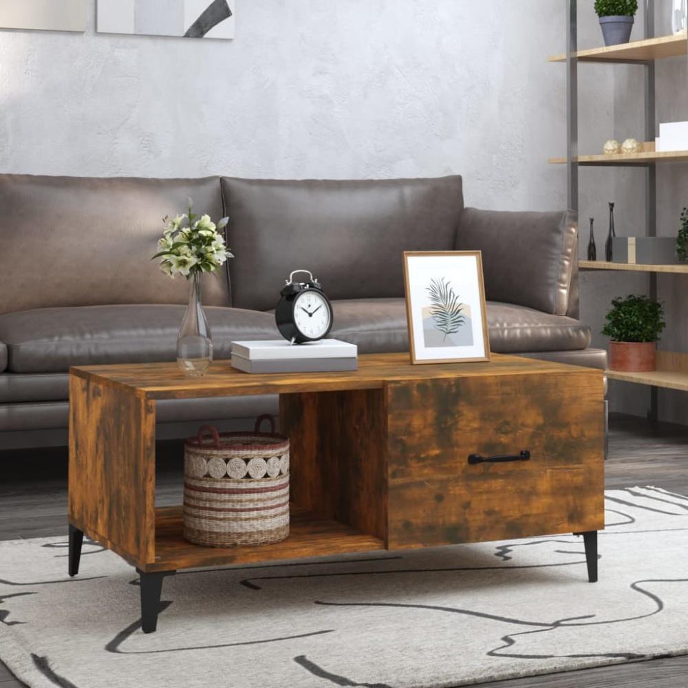 Couchtisch Räuchereiche 90 x 50 x 40 cm Holzwerkstoff [817516] Bild 1