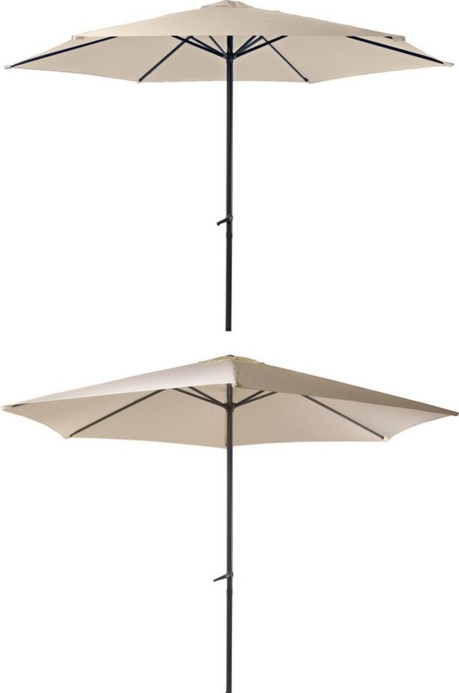 Sonnenschirm CREME Ø 300cm 6 Streben Bild 1